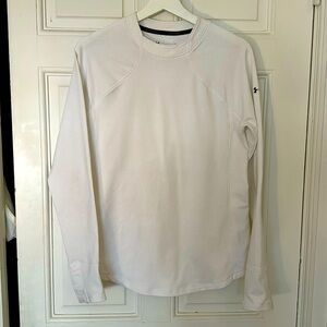 Under Armour Women’s Coldgear Reactor long sleeved white athletic top